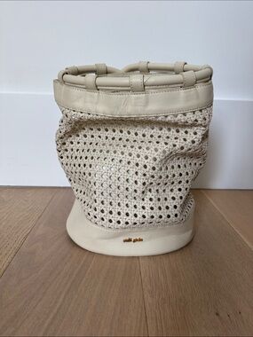 Cult Gaia Fifi woven backpack